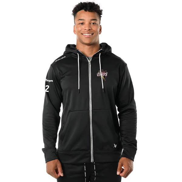 Mercer Tier 1 2012 and Older Bauer Adult S23 Team Fleece Zip Hoodie