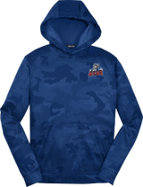 Hartford Jr. Wolfpack Youth Sport-Wick CamoHex Fleece Hooded Pullover