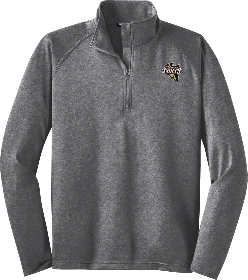 Mercer Chiefs Sport-Wick Stretch 1/4-Zip Pullover