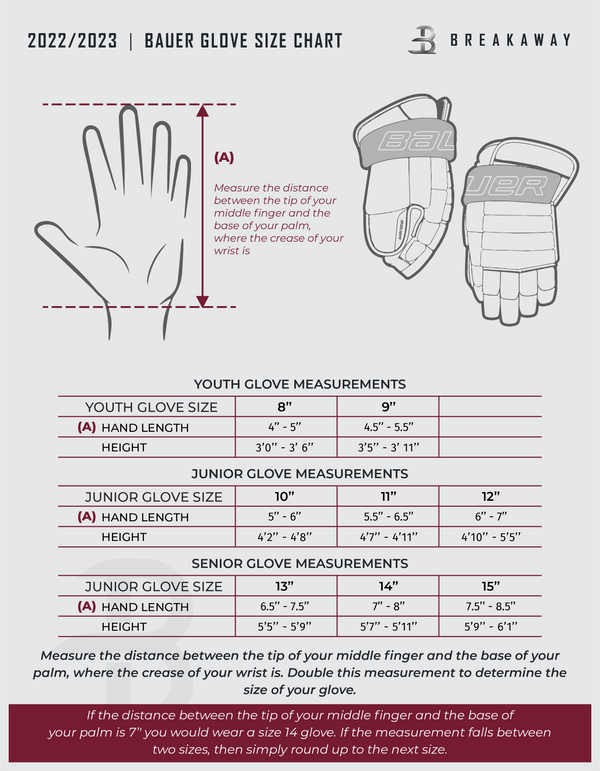 North Park Bauer Team Vapor Elite Logo Glove