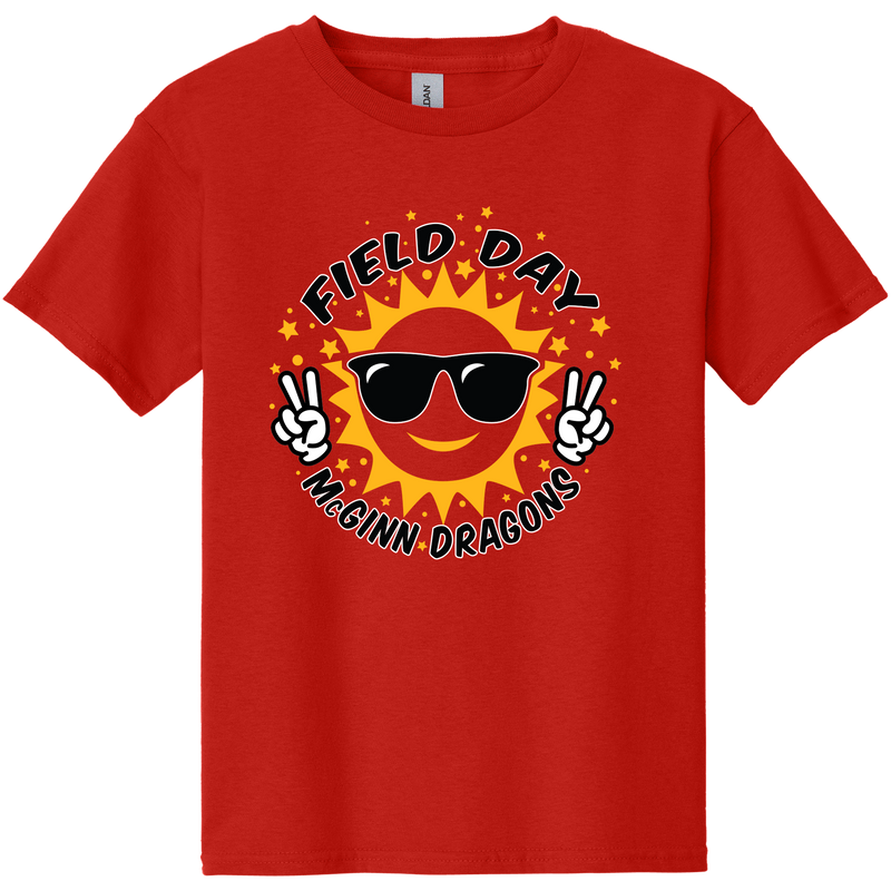 McGinn Elementary 2nd Grade Youth Heavy Cotton 100% Cotton T-Shirt
