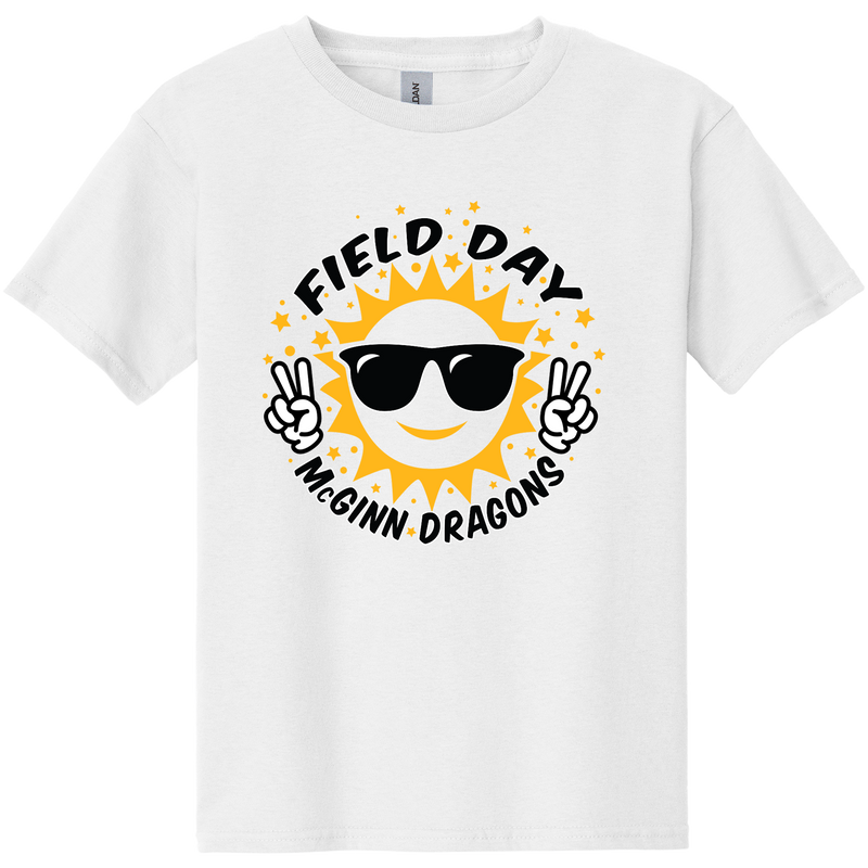McGinn Elementary Kindergarten Youth Heavy Cotton 100% Cotton T-Shirt