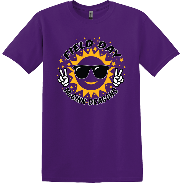 McGinn Elementary 1st Grade Adult Heavy Cotton 100% Cotton T-Shirt