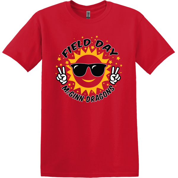 McGinn Elementary 2nd Grade Adult Heavy Cotton 100% Cotton T-Shirt