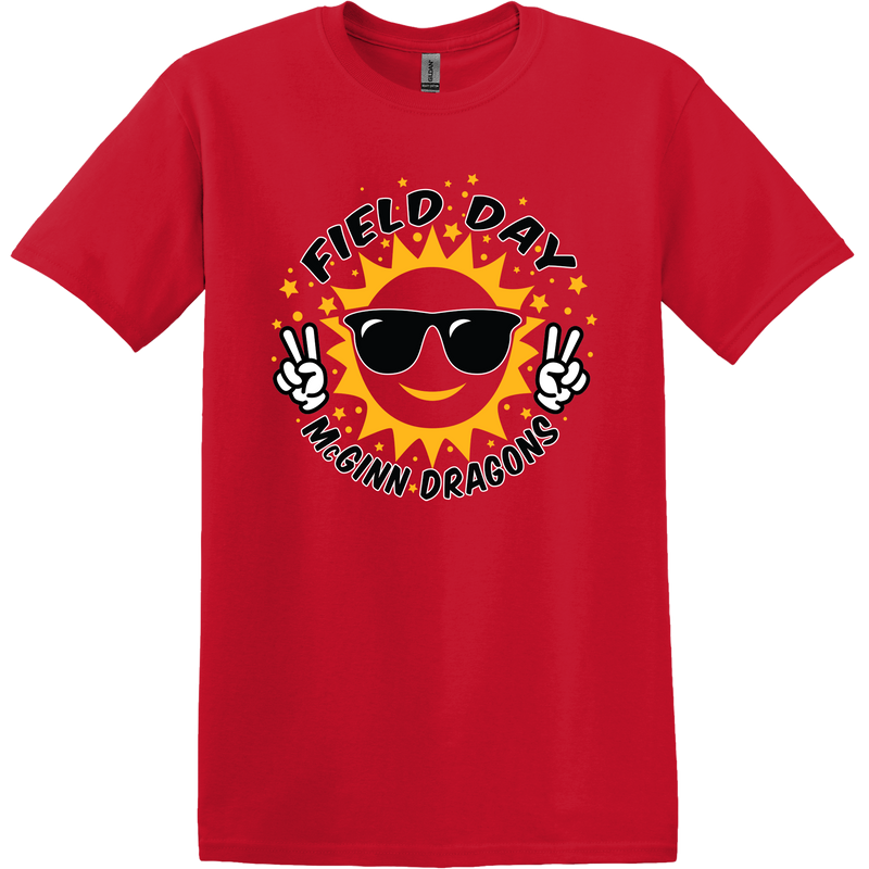 McGinn Elementary 2nd Grade Adult Heavy Cotton 100% Cotton T-Shirt
