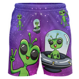 BarDown Inline Hockey Alien Youth Workout Wear Shorts