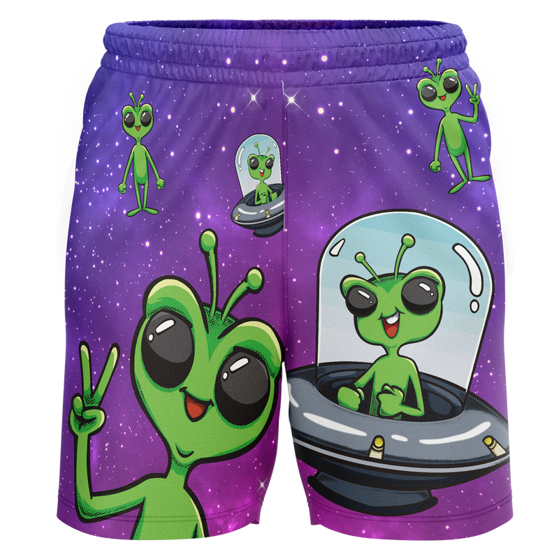 BarDown Inline Hockey Alien Youth Workout Wear Shorts