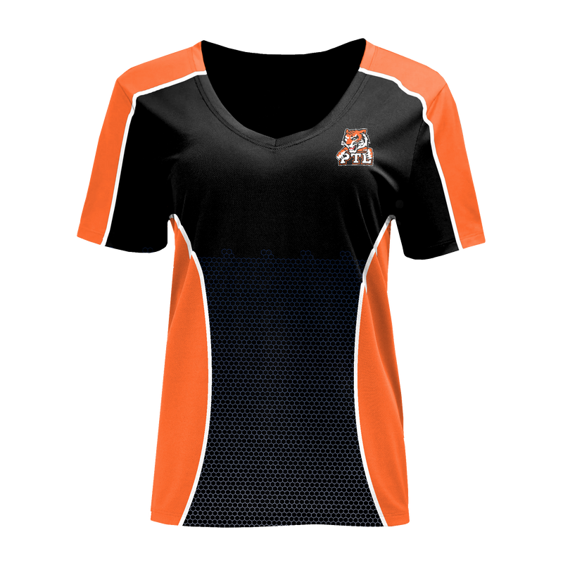 Princeton Tiger Lilies Adult Sublimated Ladies Tee
