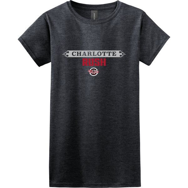 Charlotte Rush Hockey Softstyle Ladies T-Shirt