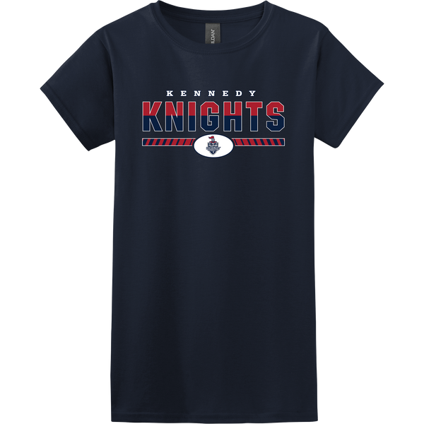 JFK Knights Football Softstyle Ladies' T-Shirt