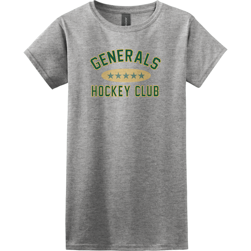 Red Bank Generals Softstyle Ladies' T-Shirt