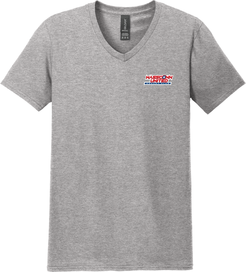 Mass Conn United Softstyle V-Neck T-Shirt