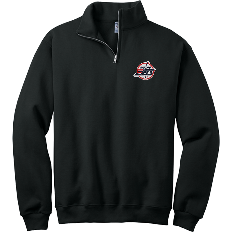 Metro Jets NuBlend 1/4-Zip Cadet Collar Sweatshirt