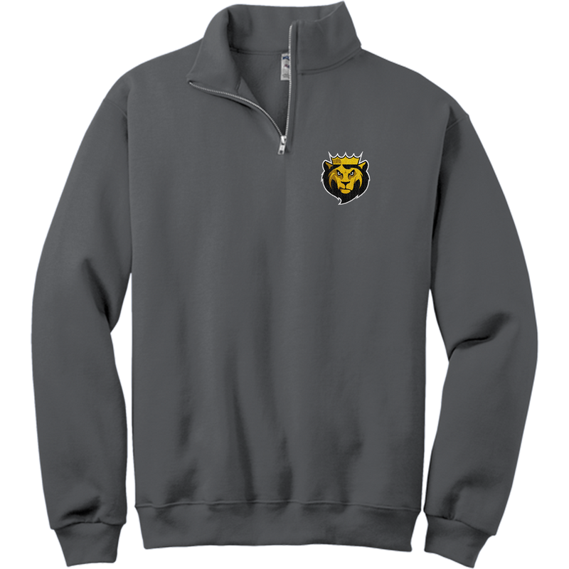 King's College NuBlend 1/4-Zip Cadet Collar Sweatshirt