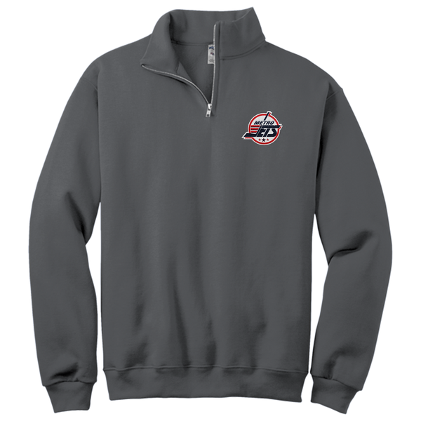 Metro Jets NuBlend 1/4-Zip Cadet Collar Sweatshirt