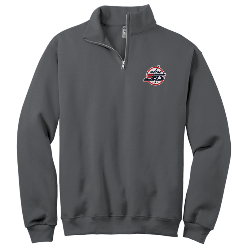Metro Jets NuBlend 1/4-Zip Cadet Collar Sweatshirt