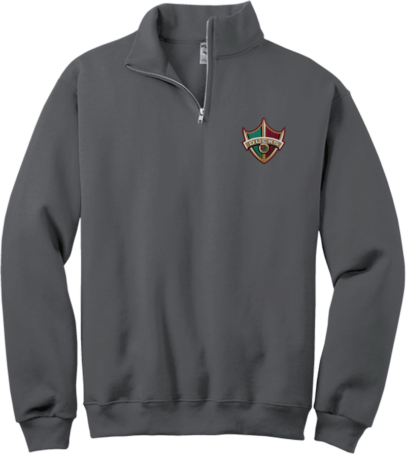 Delaware Ducks NuBlend 1/4-Zip Cadet Collar Sweatshirt