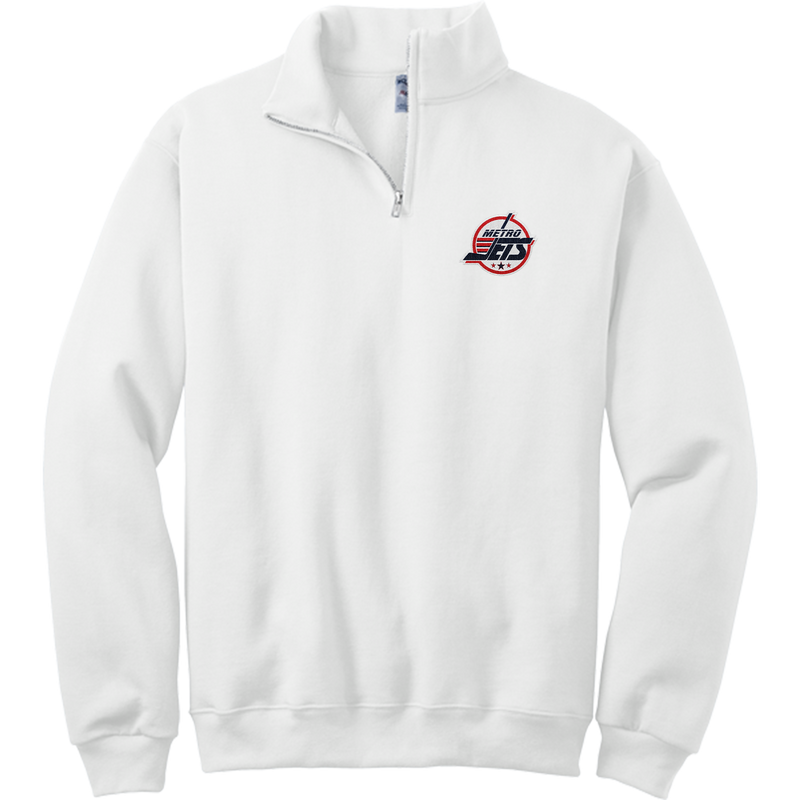 Metro Jets NuBlend 1/4-Zip Cadet Collar Sweatshirt
