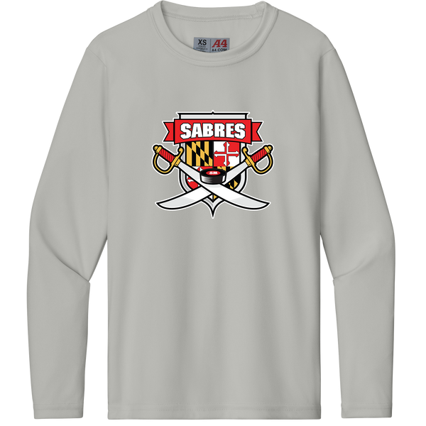 SOMD Sabres Youth Cooling Performance Long Sleeve Tee