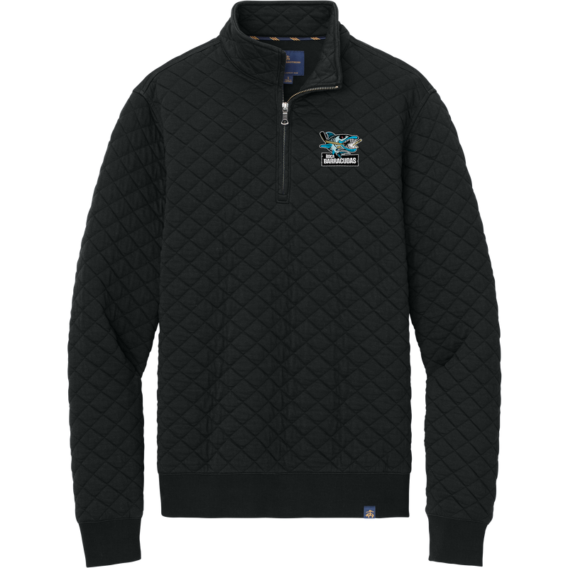 Boca Barracudas Brooks Brothers Diamond Quilt 1/4-Zip