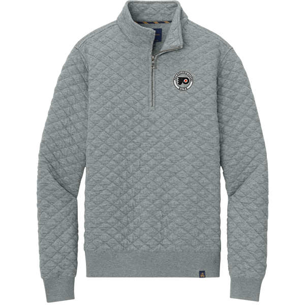 Philadelphia Flyers Elite Brooks Brothers Diamond Quilt 1/4-Zip