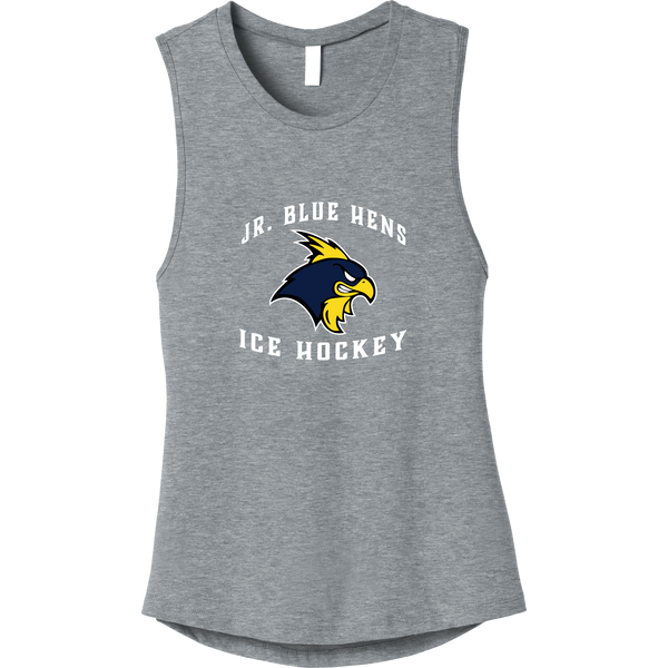 Delaware Jr. Blue Hens Womens Jersey Muscle Tank