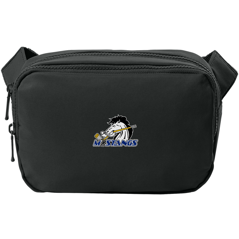 Mid-State Mustangs Matte Dual-Compartment Crossbody