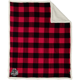 Grundy Senators Flannel Sherpa Blanket