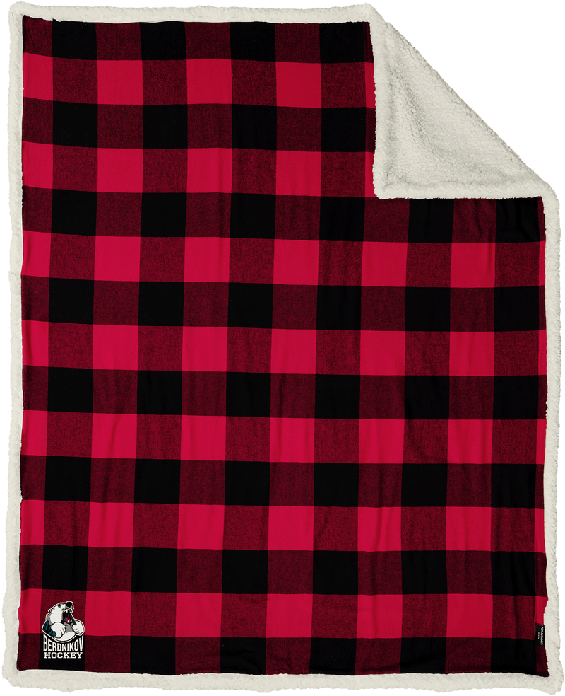 Berdnikov Bears Flannel Sherpa Blanket