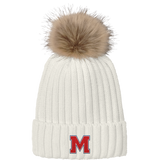 Mount St. Charles Faux Fur Pom Beanie