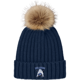 Chicago Bulldogs Faux Fur Pom Beanie