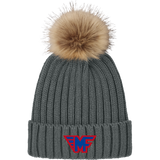 Mid-Fairfield Faux Fur Pom Beanie