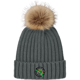 Florida Eels Faux Fur Pom Beanie