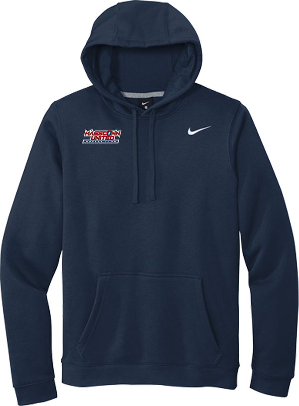 Mass Conn United Nike Club Fleece Pullover Hoodie