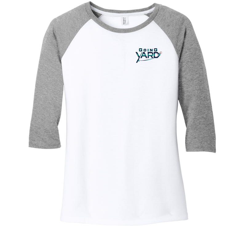 Going Yard Women’s Perfect Tri 3/4-Sleeve Raglan