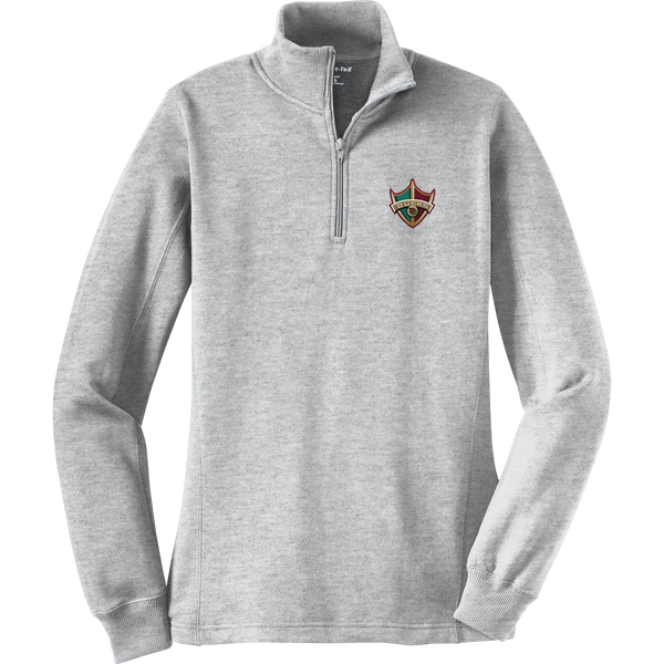 Delaware Ducks Ladies 1/4-Zip Sweatshirt