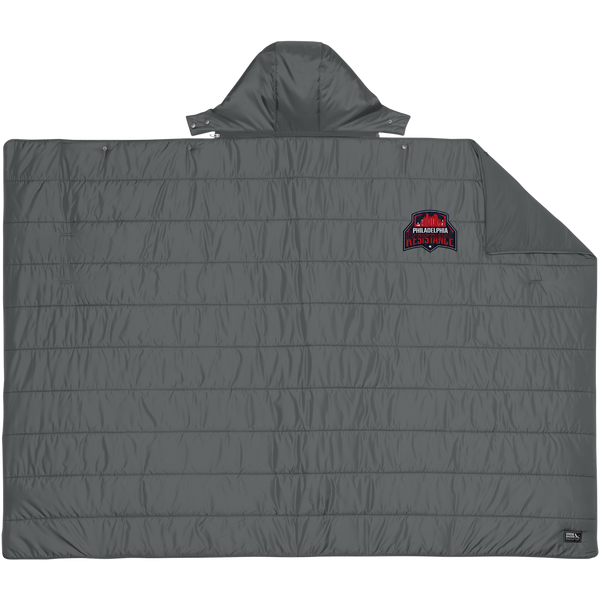 Philadelphia Resistance Eddie Bauer Puffy Camp Poncho
