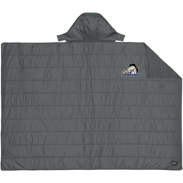 Mid-State Mustangs Eddie Bauer Puffy Camp Poncho