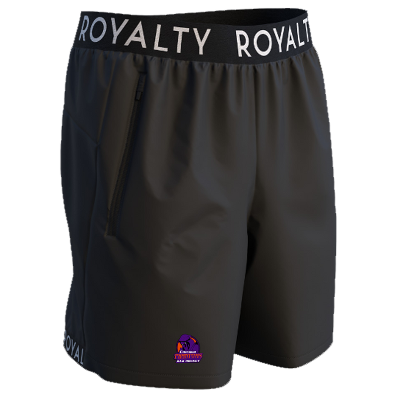 Chicago Phantoms Royalty Elastic 5in Wind Shorts