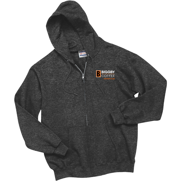 Biggby Coffee Hockey Club Ultimate Cotton - Full-Zip Hooded Sweatshirt