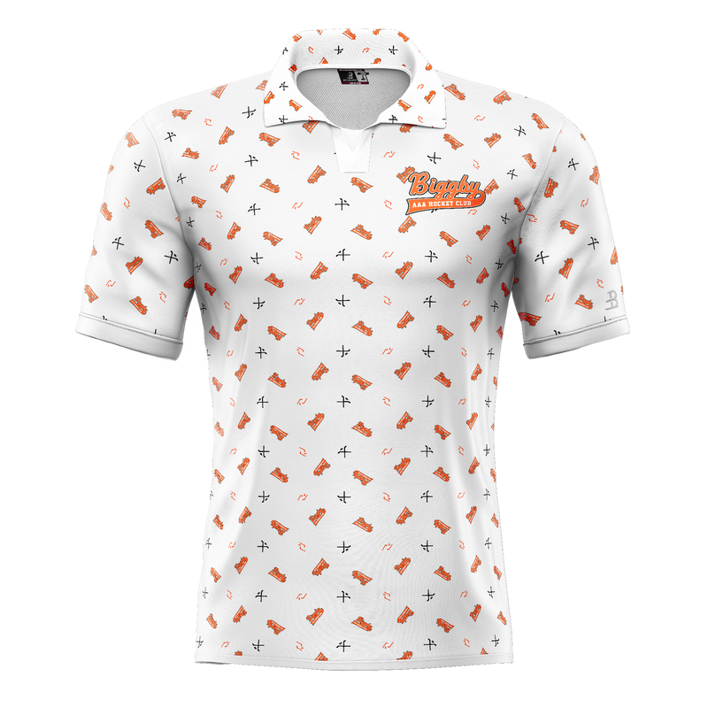 Biggby Coffee AAA Tier 1 Youth 2025 Sublimated Polo Tee