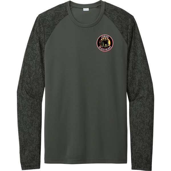 MD Jr. Black Bears Long Sleeve Digi Camo Tee