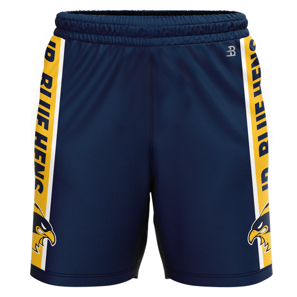 Delaware Jr. Blue Hens Adult Sublimated Shorts