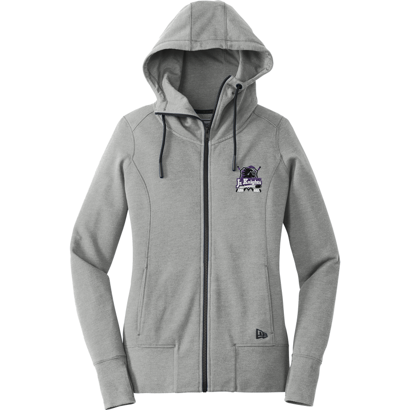 Old Bridge Jr. Knights New Era Ladies Tri-Blend Fleece Full-Zip Hoodie