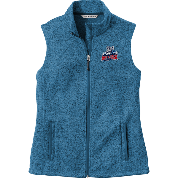 CT Wolfpack South Ladies Sweater Fleece Vest