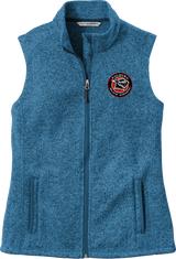 Palmyra Black Knights Ladies Sweater Fleece Vest
