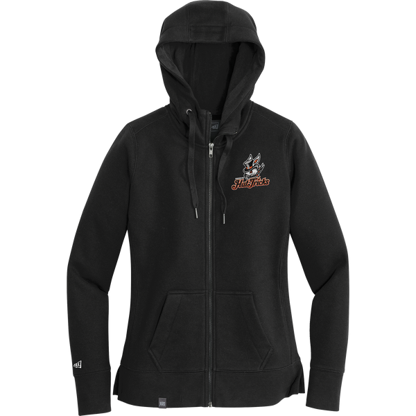 Danbury Hat Tricks New Era Ladies French Terry Full-Zip Hoodie
