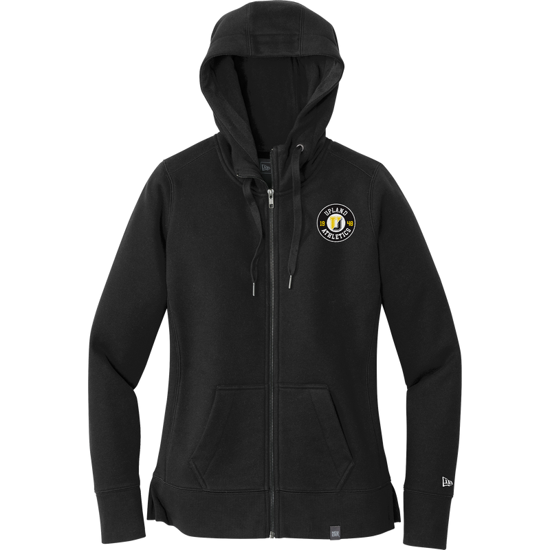 Upland Country Day School New Era Ladies French Terry Full-Zip Hoodie