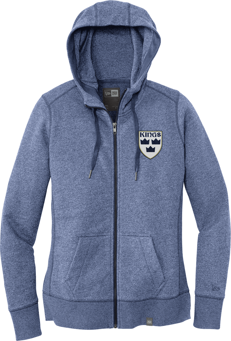 North Jersey Kings New Era Ladies French Terry Full-Zip Hoodie