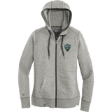 Biggby Spartans New Era Ladies French Terry Full-Zip Hoodie